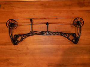 Mathews No Cam HTR Left Hand Black Tactical 60Lb Draw Wt 27, 27.5 Or 28" Draw