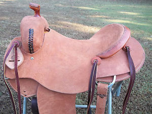 Ranch, Trail Saddle/ Cactus Saddlery's Rancher Saddle 16 1/2 Inch Hard Seat