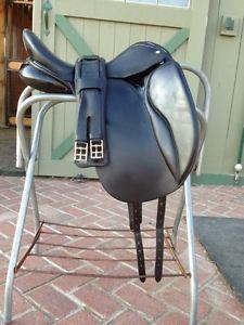 2008 Black leather Master Dressage Saddle