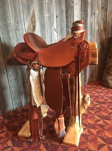 McCall Saddle 16' Lady Wade Padded Seat Rough Out Fenders