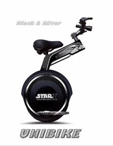 Apex Star-I SP800 Speeder Black with Silver Trim SELF BALANCING UNIBIKE 800W