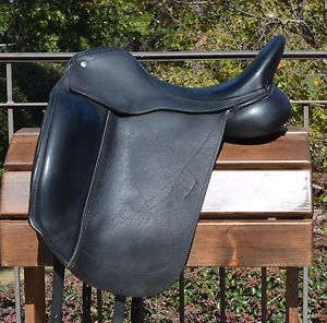 Custom Saddlery Everest Dressage Saddle 17”  **** 7 Day Trial Offered ****