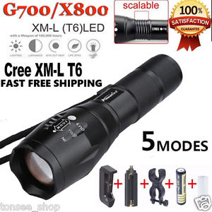 G700/ X800 Focus Tactical Flashlight LED Military Lumitact Alonefire ShadowHawk