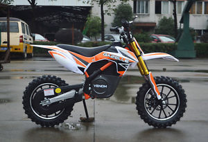 FREE SHIP ORANGE 500 WATTS Electric Dirt Bike 24 VOLTS Motocross Pocket ORANGE