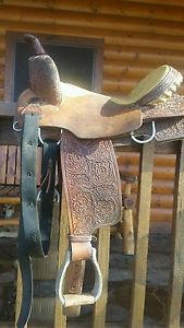 OTT Ranch, Jerry Beagley maker 15 in Barrel Saddle