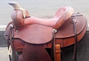 Custom Handmade Jeff Kask 15" Ranch Saddle