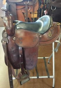 15" Double Creek Henry Miller Saddlery Gaited trail Saddle