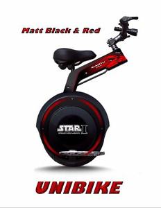 Apex Star-I SP800 Speeder Matte Black with Red Trim SELF BALANCING UNIBIKE 800W