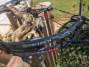 Used Bowtech RPM 360 RH Compound Bow, 24-30  draw, 70lb limbs