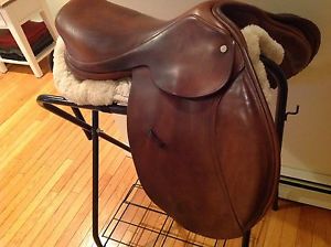 French Calfskin Leather - Heythrop Heritage Close Contact Saddle 17.5