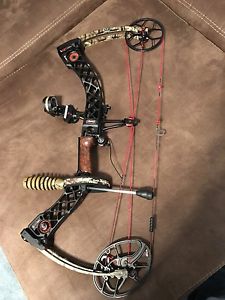 Mathews Creed XS Compound Bow Black Riser Camo Limbs
