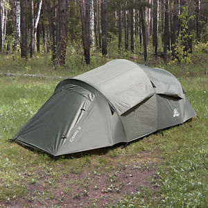 Tunnel Type Tent for 2 Person "Capri 2". Big Сomfortable Interior. Two Entrances