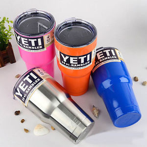 25pcs Yeti 30oz Rambler Cooler Tumbler Stainless Steel Mug Coffee Cup 8 color