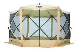 Gazelle 6-Sided Portable Screen House, Tan