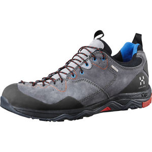 Haglofs Rocker Leather Gt Mens Footwear Walking Shoes - Granite Danger All Sizes