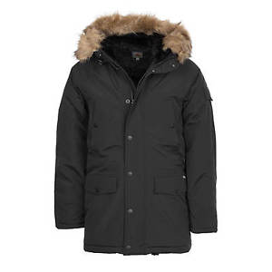 Carhartt Anchorage Parka Veste noire - Homme Manteau d'hiver fourré