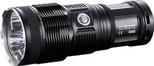 Nitecore TM15 Cree XML U2 LED Tiny Monster Triple 2450 Lumen Flashlight. Free De