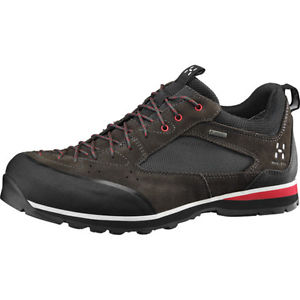 Haglofs Roc Icon Gt Mens Footwear Walking Shoes - Magnetite Real Red All Sizes