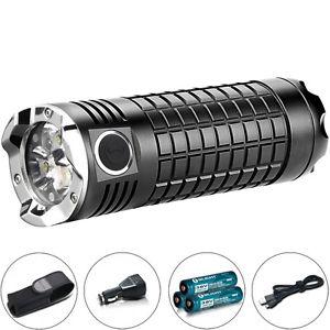 OLIGHT SRMINI II 3200LM 3x CREE XM-L2 LED USB Rechargeable Lampe + Batterie