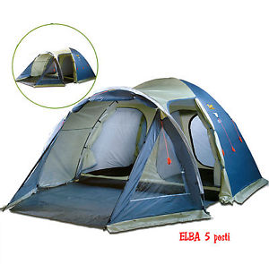 TENDA CAMPEGGIO Igloo BERTONI - doppio telo  modello" ELBA 5 " Tende 5  P0STI