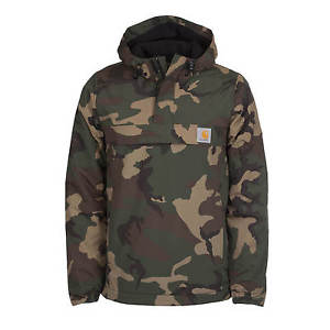 Carhartt Nimbus Veste Coupe-vent camouflage laurel - Veste d'hiver pour hommes