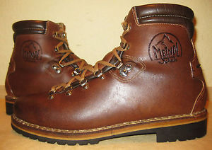 Meindl UK 10,5  EU 45  Wanderstiefel zwiegenähte Bergschuhe Leder TOP! #1434