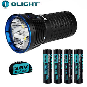 Olight X7 Marauder 3*XHP70 LED six modes 9000lumens Flashlight+4*3500mah Battery