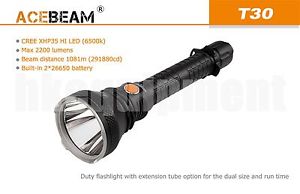 ACEBeam T30 Cree XHP35 HI LED 2200lm 1081m Torch