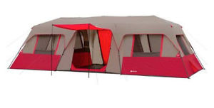Ozark Trail 15 Person 3 Room Split Plan Instant Cabin Tent