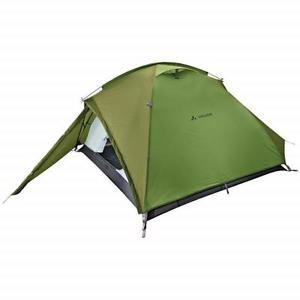 Vaude Chute Green Campo 3 Person Tent - Dome Tent For Shorter Trekking Tours