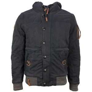 Naketano Veste D'hiver Pour Hommes noir Le Terre vogt IV 2 noir