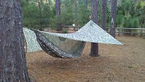 Hennessy Hammock Camo Survivor A-Sym w/rain fly