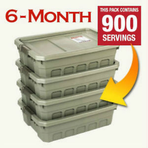 Emergency-Survival-Food Delicous Tasting Nutritious Lasts Years Strong Container
