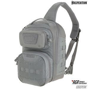 Maxpedition AGR Edgepeak Sling Pack Backpack Black Grey Tan