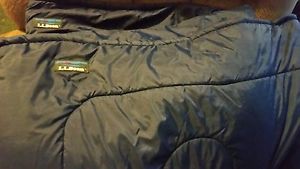 RARE LL BEAN DOUBLE SLEEPING XL BAG CAMPING NR