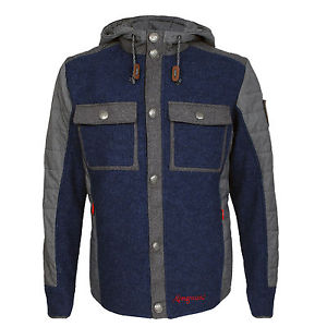Almgwand Hommes Veste D'hiver coupe-vent fonctionnelle Daxlueg gris bleu