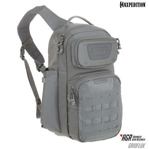Maxpedition AGR Gridflux Sling Pack Black Grey Tan