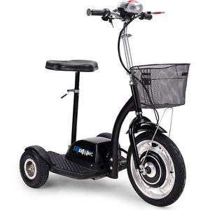 MotoTec Electric Trike 36v 350w ride on cristmas  three wheel electric scooter