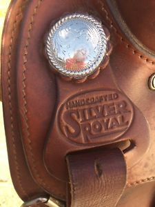 15" Silver Royal Western Show Saddle
