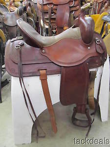 Circle Y Mountain Trail Saddle All Around 16 1/2" Lightly Used