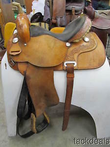 Tex Tan Hereford Barrel Saddle 15" Lightly Used SQHB Excellent Condition & Cute