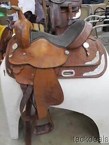 Circle Y Youth Petite Adult 14" Show Saddle Used & Nice