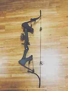 HURRYMINTCOLLECTOR ORIGINAL ONEIDA EAGLE BLACK COMPOUND BOW 50-70 RH MED 28-30"