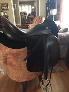 Prestige 18" 2001 Dressage Saddle Dark Brown