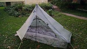 ZPacks Altaplex tent, polycro ground sheets & stakes included! Cuben Dyneema