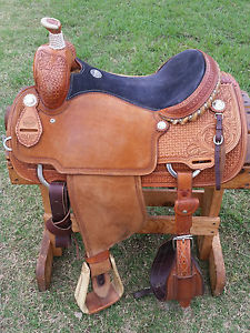 15.5" Martin Team Roping Saddle - Made in Texas