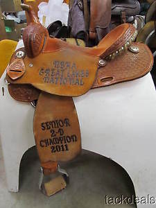 Scott Thomas Cactus Barrel Saddle 16" Lightly Used, SA Walls Stirrups, Fancy!