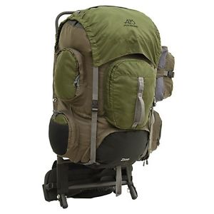Alps Mountaineering Zion Olive 3900 cu in External Frame Pack Hunting/Hiking