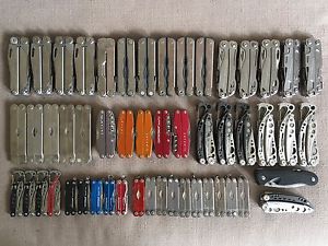 Leatherman multitool, Wave, Skeletool - lot of 52