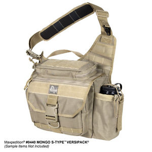 Maxpedition Mongo S-Type Left side carry Versipack Khaki 439